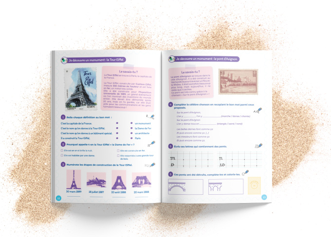 Contenu cahier de vacances