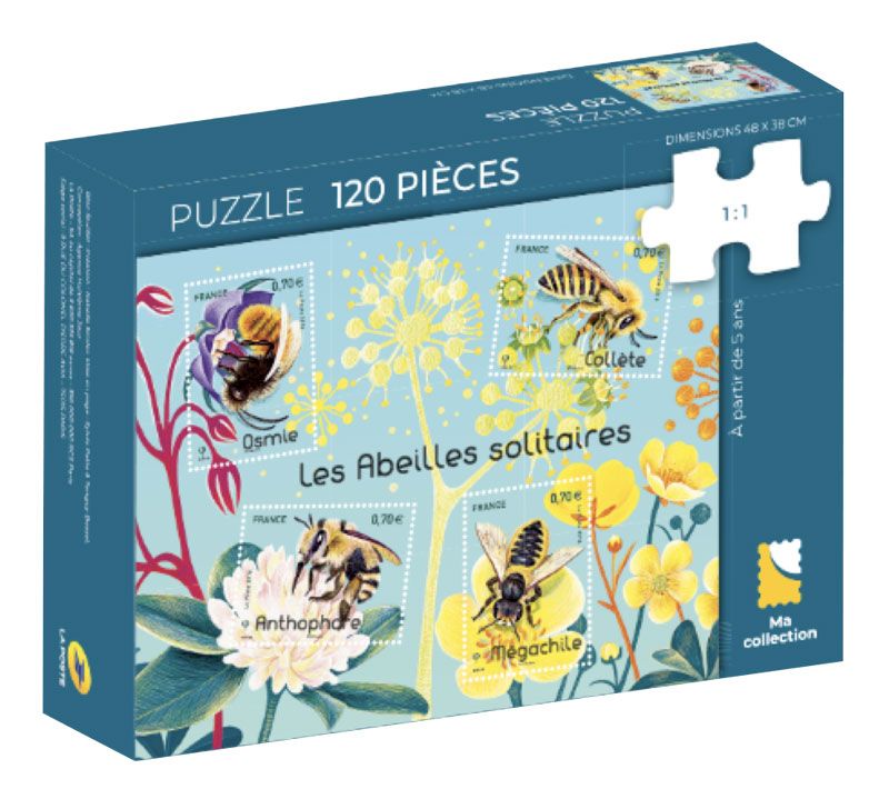 PUZZLE LES ABEILLES SOLITAIRES (120 PIECES)