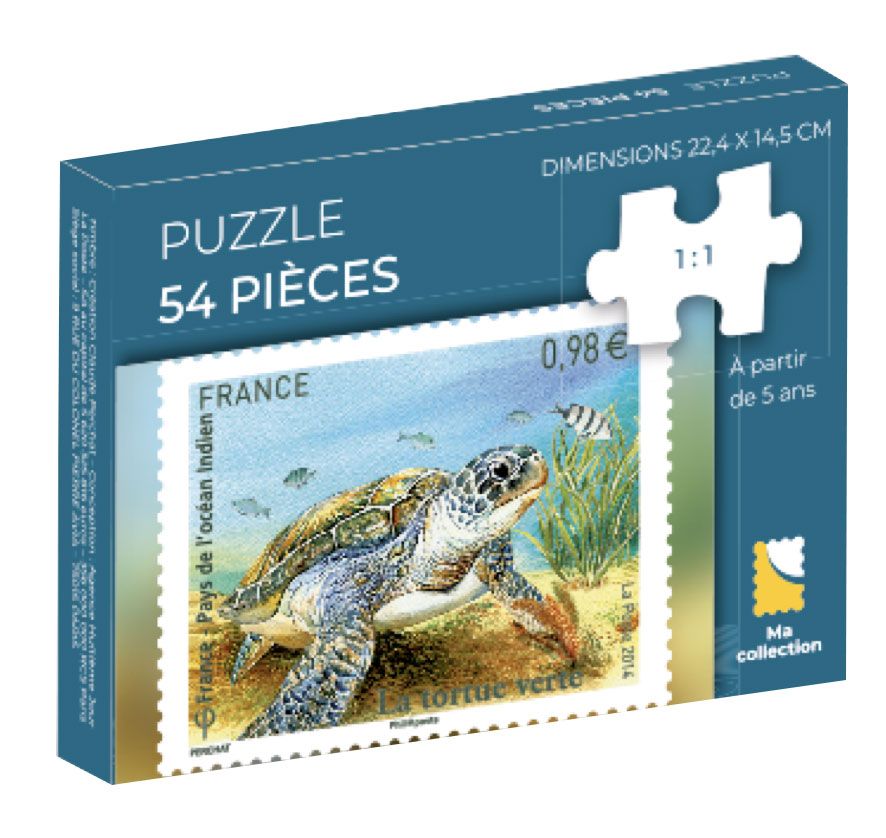PUZZLE LA TORTUE VERTE (54 PIECES)